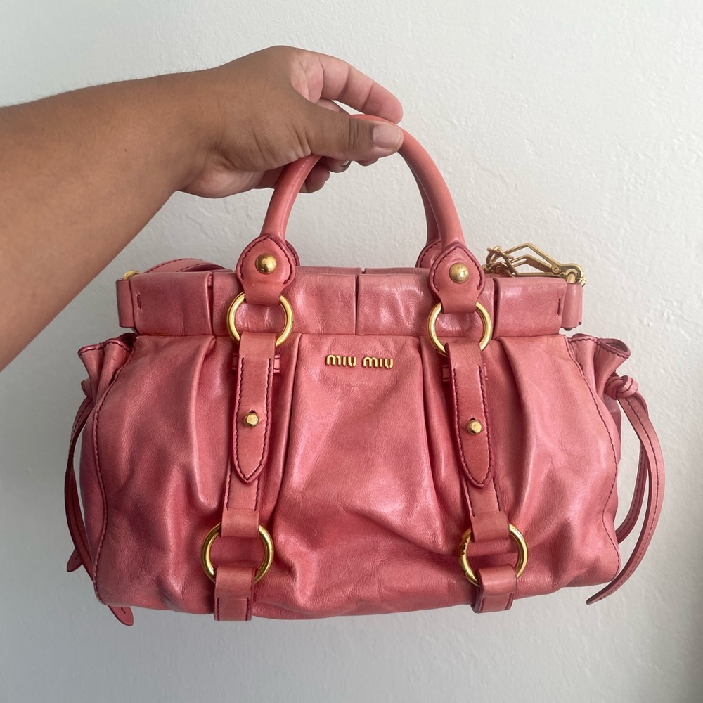Pink Miu Miu bag